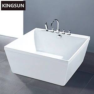 K-8891 Luxurious Royal Modern Design Square Small Freestanding Bathtub For Sale