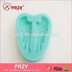 fondant angel wing cake decor , fondant cake decor silicone mold
