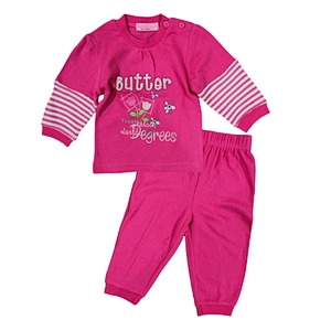 Fashion Girl Clothing Sports Suit Top Pants Kids baby clothes 1 set