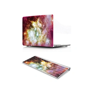 2 in1 Sky Pattern PC Hard Case and Silicone Keyboard Cover for Mac Pro13