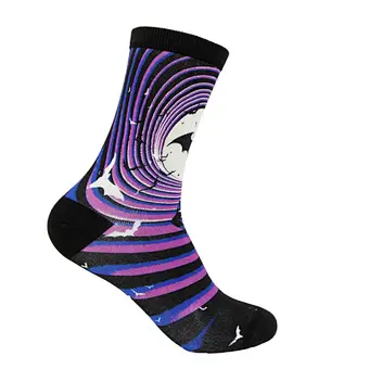 High Quality Bamboo Fiber Halloween Women's Printing Ready Product Crew Socks