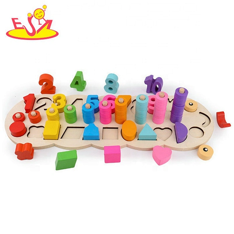 Top sale educational counting wooden mathematical toys for kids W12E032