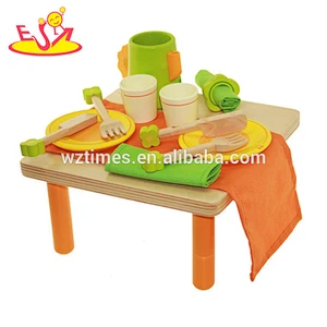 Juguetes de cocina de madera para niños no tóxicos W10B079