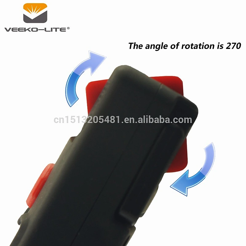 2018 NEW Design 3W COB  touch LED 3AAA battery work light and high lumens flashlight strong torch