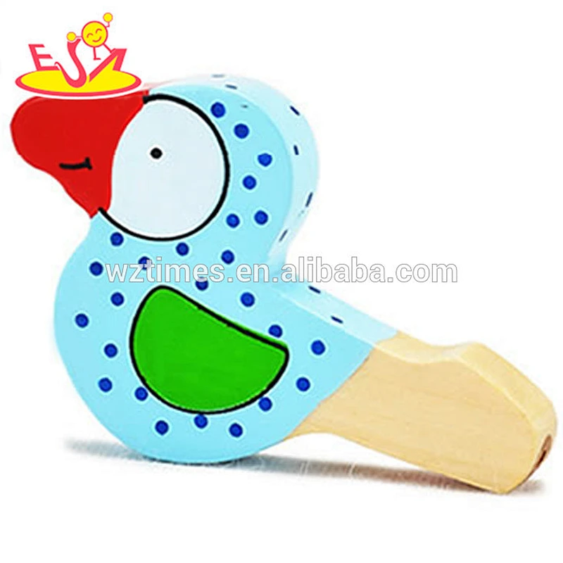 best and Cheap funny birds wooden whistles for toddler W07E006