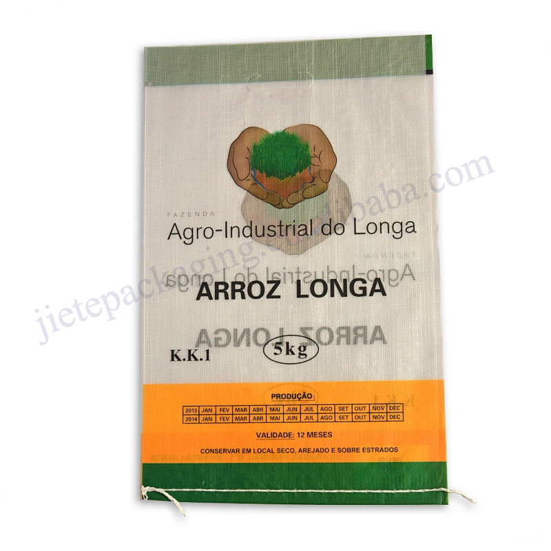 Customized transparent PP woven bag 5kg for flour,rice, wheat,bean,nuts,corn,seed,bird food
