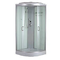 China Ready Made Bathroom Sector Glass Sliding Toilet Shower Room