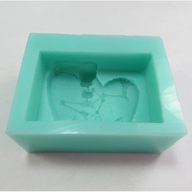 skeleton Silicone Soap Mold Halloween mold PRZY