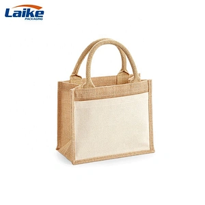 custom bag with logo reusable grocery bag shopping  jute tote bags with custom printed logo