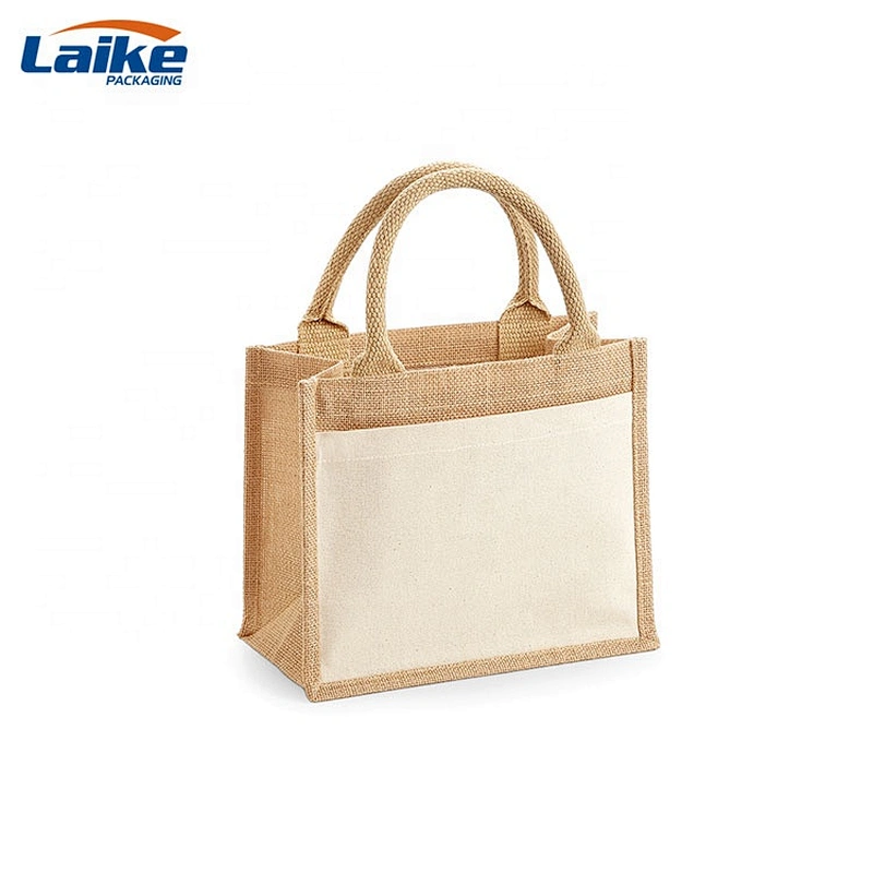 custom bag with logo reusable grocery bag shopping  jute tote bags with custom printed logo