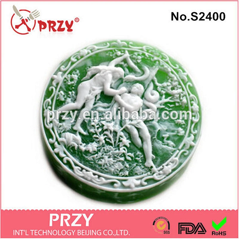 PRZY s2400 DIY silicone Adam and Eve Soap Mold