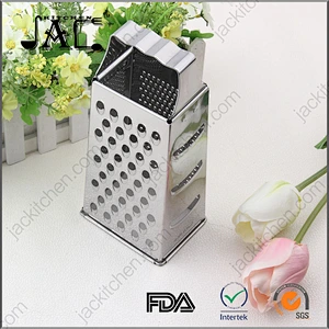 Box Grater Zester with SUPER STRONG Stainless Steel Handle + Sharp Large Slicer Kitchen Shredder