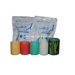 Multi Color Orthopedic Polyurethane Resin Fiberglass Casting Tapes