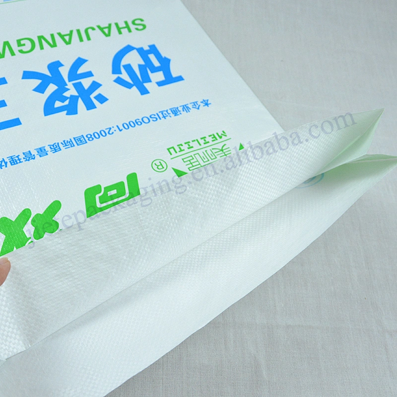 Construction Industrial use white plastic 25kg pearl laminated pp cement and mortar bag