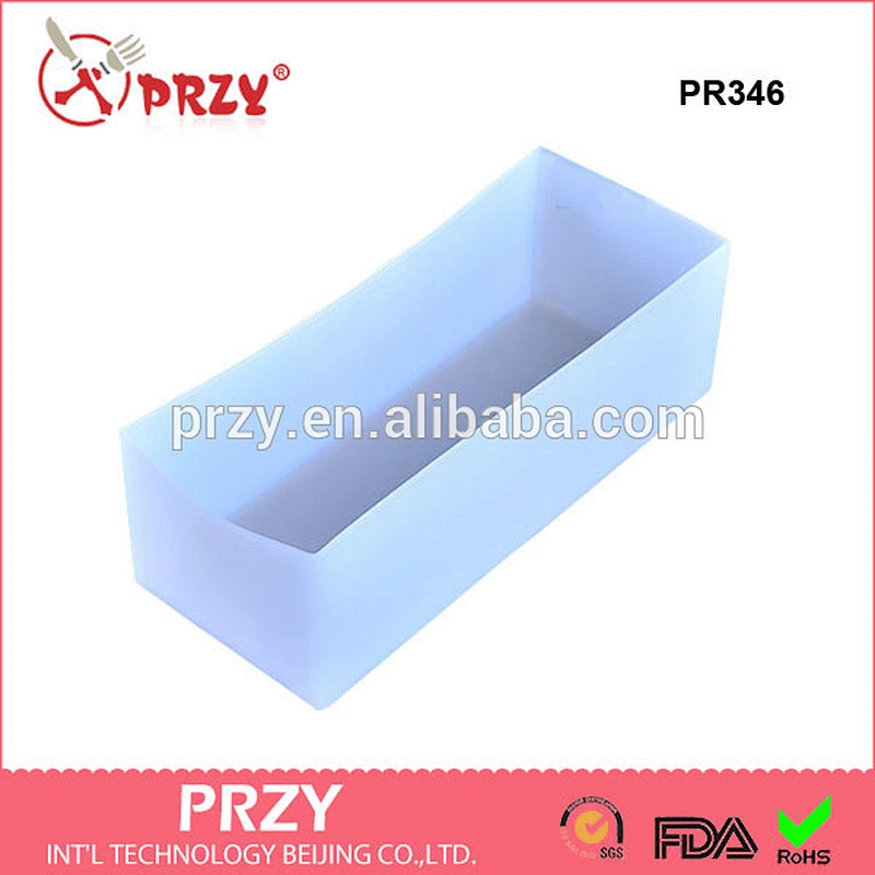PR346 Cheap Bar Soap Making Loaf Mould New Hot Wholesale Wooden Soap Mold with Silicone Liner