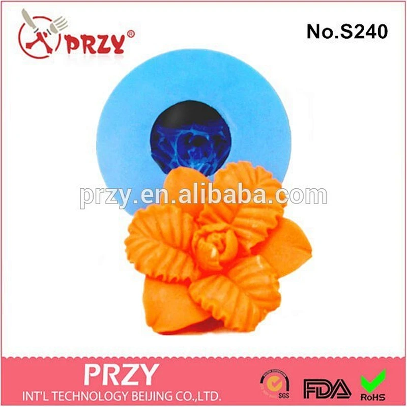 High quality resin flower silicone soap molds