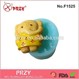Fondant Mold Silicone Cake Ice Tray Molds Small Elephant Mould Cupcake