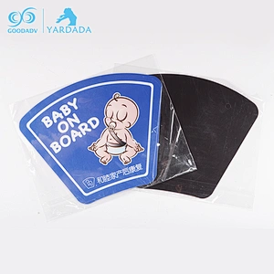 Promotional personalized printing baby pattern coated paper custom fridge magnets