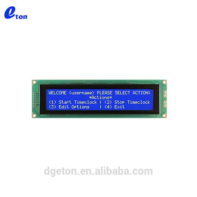 CHARACTER 4X40 BLUE WHITE LCD DISPLAY MODULE