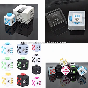 Magic Fidget Toys Cube Anxiety Stress Relief Focus 6-Sided Gift For Adults Child ADHD
