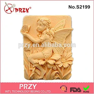 DIY handmade Peaceful Penny Fairy silicone soap molds for soap making