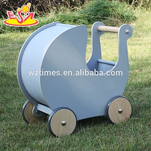 2018 Neues Design Holz Baby Walker Spielzeug Kinder Holz Baby Walker Spielzeug schöne Holz Baby Walker Spielzeug W16E062