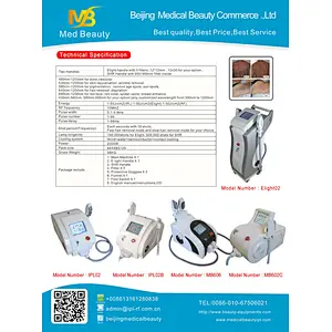 Beauty salon and spa use shr laser two handles ipl shr opt portable hair removal machine