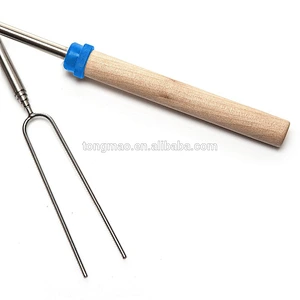 32 inch wooden handle collapsible marshmallow sticks