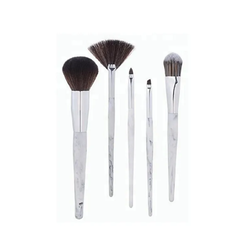 9pcs synthetic hair makeup blush brush set