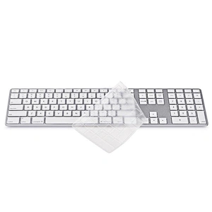 TPU cover keyboard Protector Skin Cover keyboard support with Numeric Keypad Wired USB for iMac G6 Desktop PC MB110LL/B