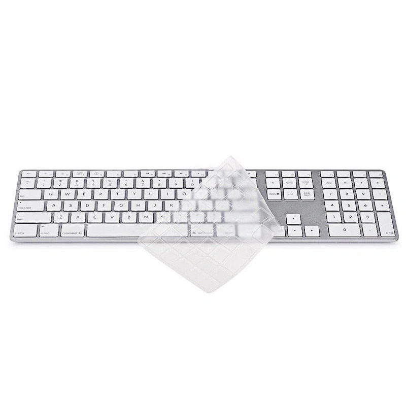 TPU cover keyboard Protector Skin Cover keyboard support with Numeric Keypad Wired USB for iMac G6 Desktop PC MB110LL/B