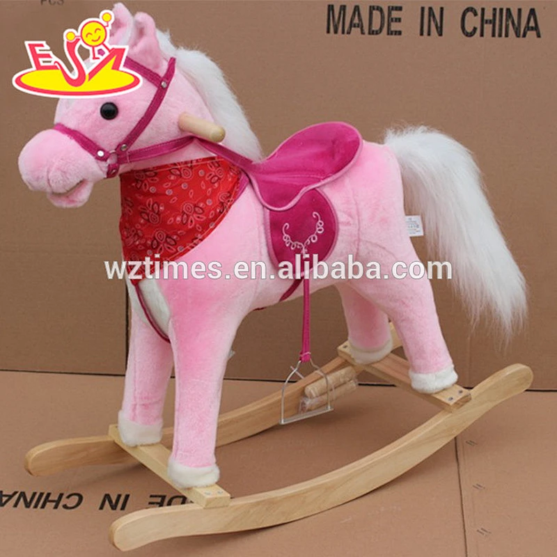 wholesale newly fashion children wooden horse riding toy for sale W16D067