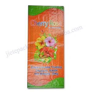 25kg 50kg empty plastic bopp laminated pp woven rice packaging bags sack for grain,seed,corn,feed