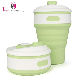 Amazon Hot Sale Outdoor Portable Squeeze Silicone Flexible Foldable Collapsible Sport Water Bottle Wholesale