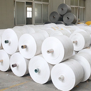 Printed pp woven tubular fabric in roll