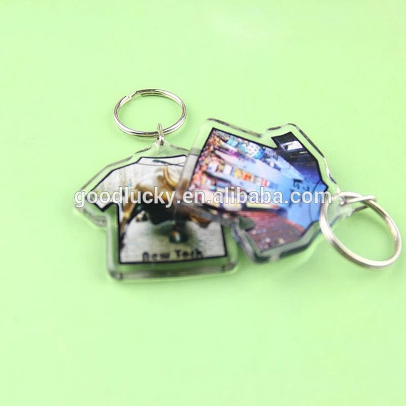 clear acrylic photo keychain/ blank acrylic keychain/custom acrylic keychain