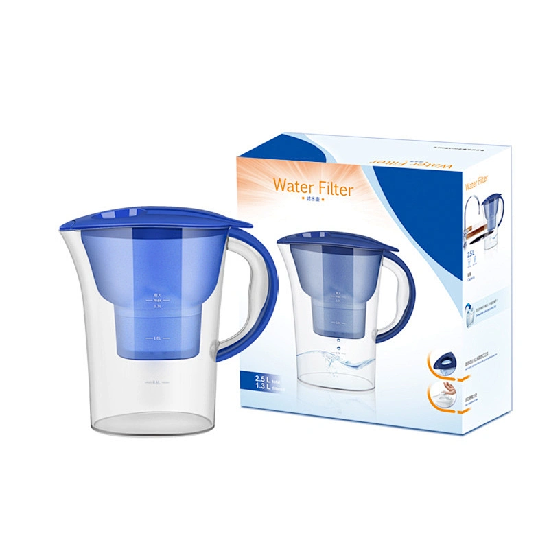 2019 China Supplier in-Stock Product Hot Sale Plastic Water Purifier Alkaline Water Filter Pitcher