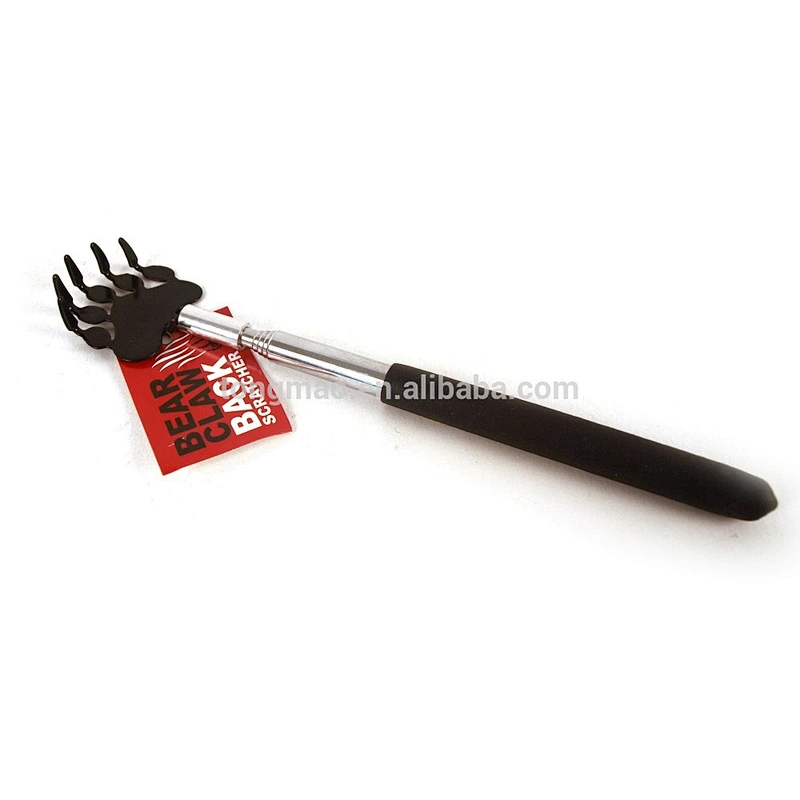 Comfortable black bear claw back scratcher - extendable