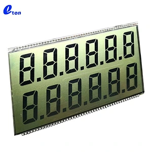 7 segment 12 digit  lcd display for fuel dispenser
