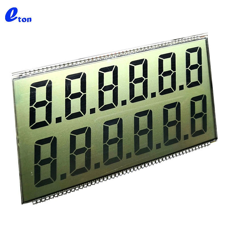 7 segment 12 digit  lcd display for fuel dispenser
