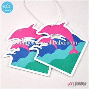 OEM Custom printed Novelty air car Freshener
