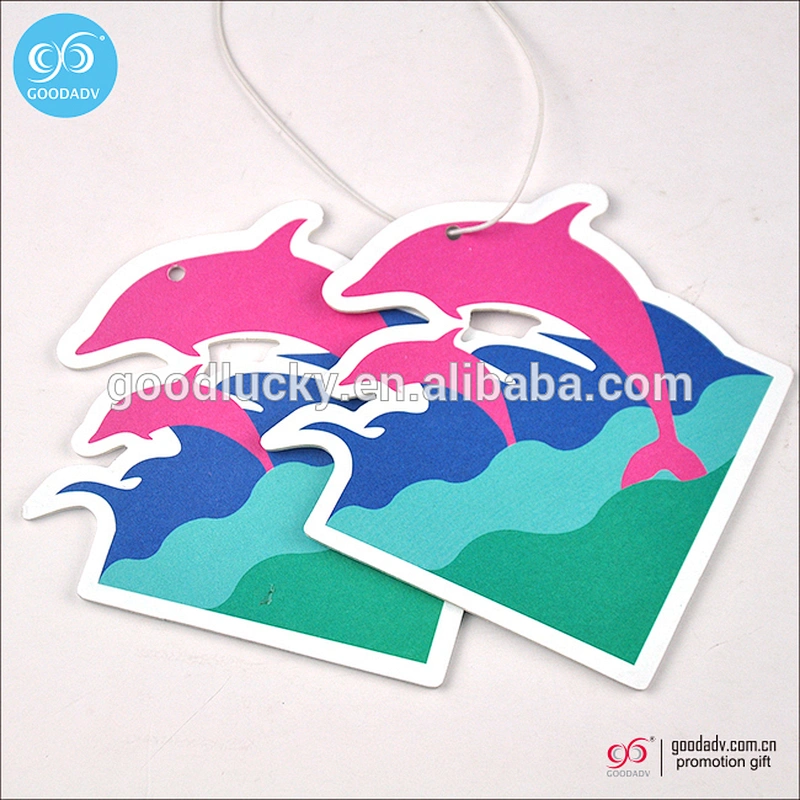 OEM Custom printed Novelty air car Freshener