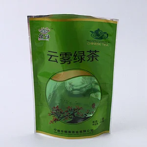 Green PE color printing tea bags
