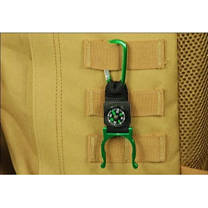 The water bottle buckle of the compass, the mountaineering buckle