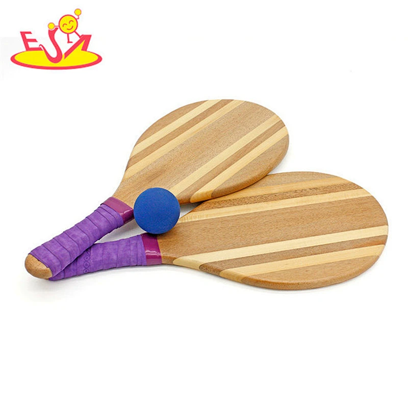 high quality outdoor sport wooden beach tennis paddles for adults W01A315