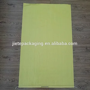 40kg yellow pp woven flour bag for corn,wheat,bran,grain,flour,rice