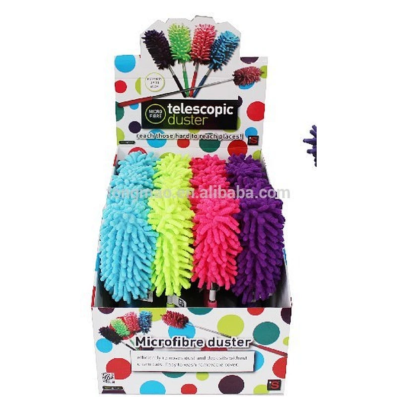 Flexible and removable chenille yarns duster