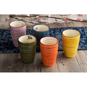 Ceramic Tea Cup Set Creative Japanese and Korean Style Cold Water Kettle Set Coffee Milk Cup