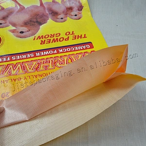 Top sale bopp laminated pp woven chicken feed packing bag 20kg