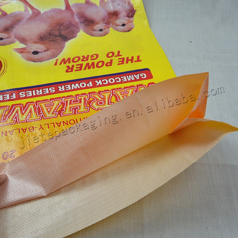 Top sale bopp laminated pp woven chicken feed packing bag 20kg
